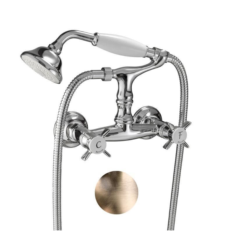 GRIFERÍA BIMANDO DE DUCHA 1880 BRONCE VIEJO