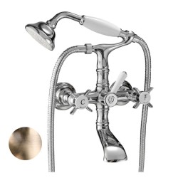 GRIFERÍA DE BAÑO CON EQUIPO BIMANDO 1880 BRONCE VIEJO