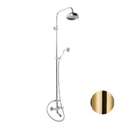 COLUMNA Y BAÑERA BIMANDO 1880 LATON PULIDO