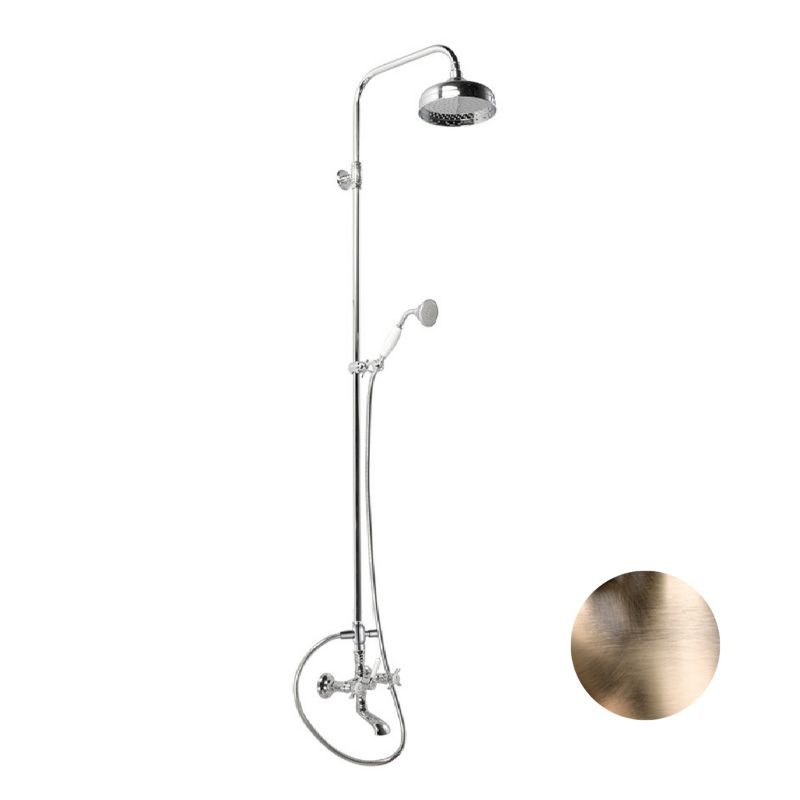 COLUMNA Y BAÑERA BIMANDO 1880 BRONCE VIEJO