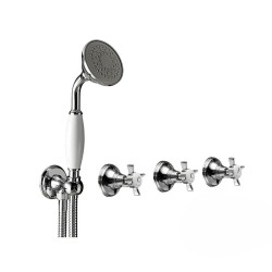 GRIFERÍA EMPOTRADA BIMANDO CON 3 VIAS 1880 CROMO