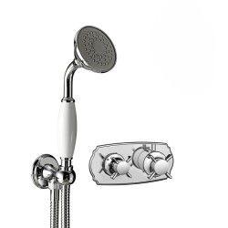 GRIFERÍA EMPOTRADA TERMOSTÁTICA CON 2 VIAS 1880 CROMO