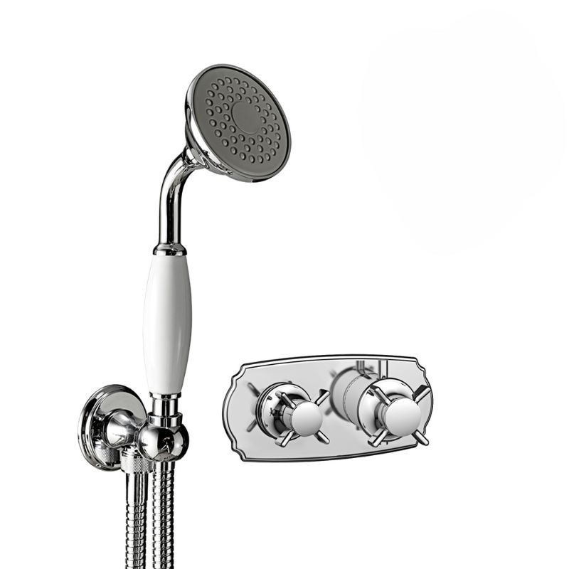 GRIFERÍA EMPOTRADA TERMOSTÁTICA CON 3 VIAS 1880 CROMO