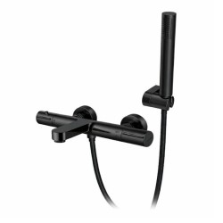 GRIFERÍA DE DUCHA Y BAÑO TERMOSTÁTICA CAGLIARI B NEGRO