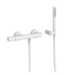 GRIFERÍA DE DUCHA MONOMANDO STUDY BLANCO MATE