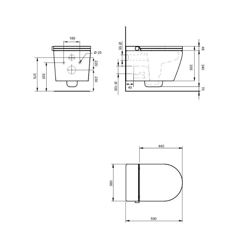 Mizu Inodoro Intelig.Rada Basic Susp