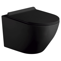 Inodoro suspendido Becrisa Magenta Negro Mate – Diseño y rendimiento