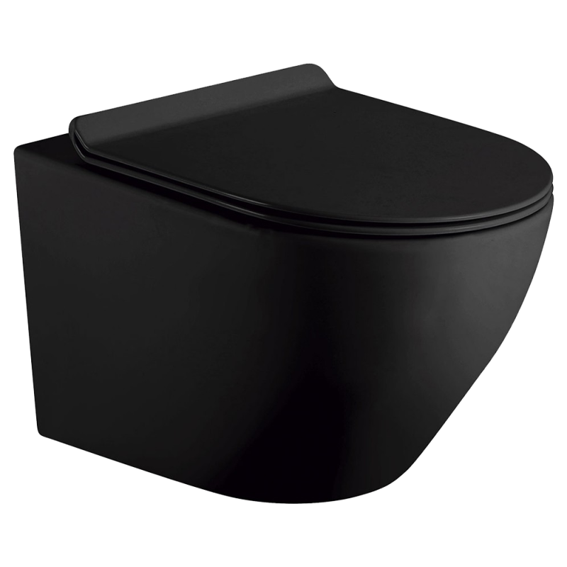 Inodoro suspendido Becrisa Magenta Negro Mate – Diseño y rendimiento