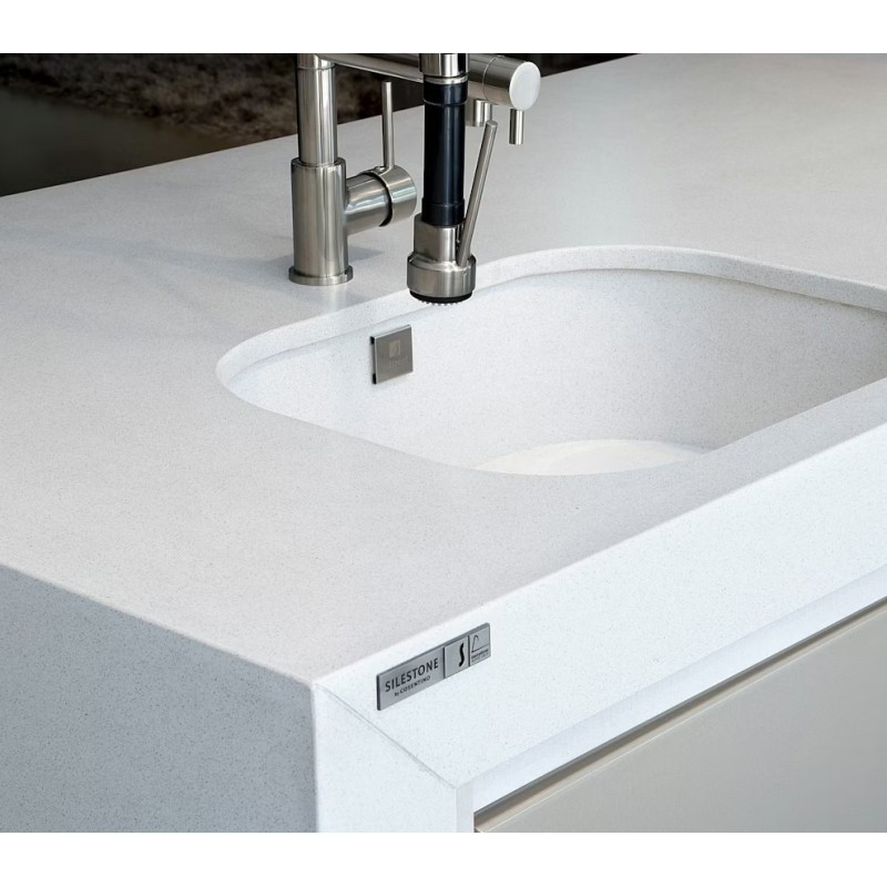 Silestone White Storm Pulido 12mm