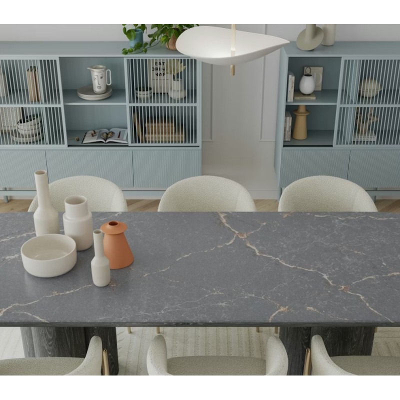 Silestone Parisien Bleu Pulido 20mm