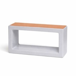 Celosia Rectangular 10X20X7 Gris-12