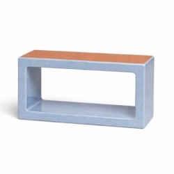 Celosia Rectangula 10X20X7 Azul Claro-62