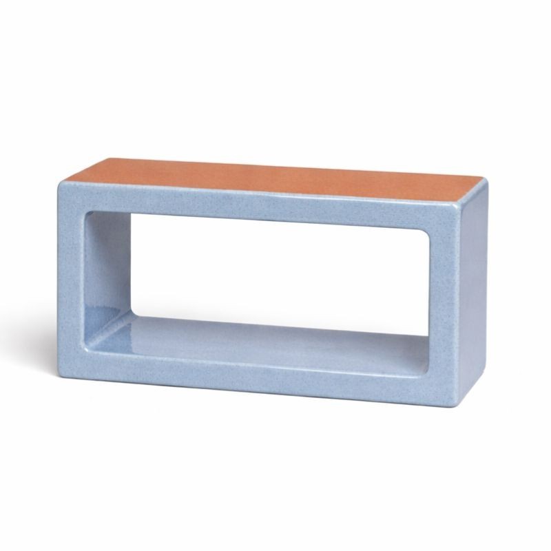 Celosia Rectangula 10X20X7 Azul Claro-62