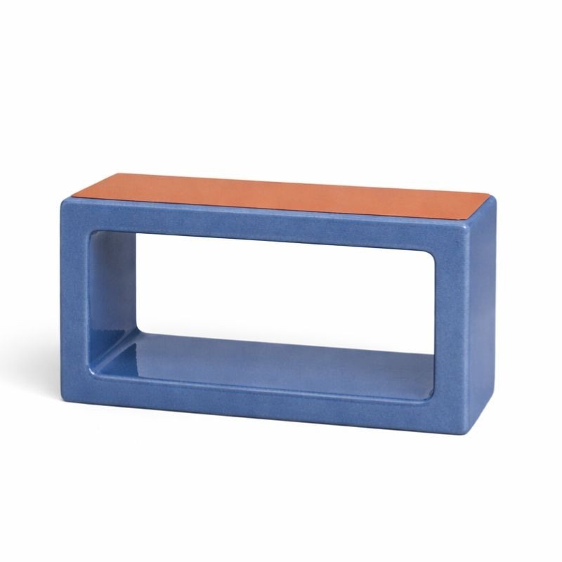 Celosia Rectangula 10X20X7 Azul Claro-64