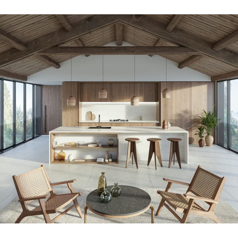 Silestone Raw Suede Blanco 20mm
