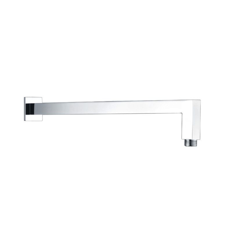 BRAZO DE DUCHA A PARED CUADRADO CROMO