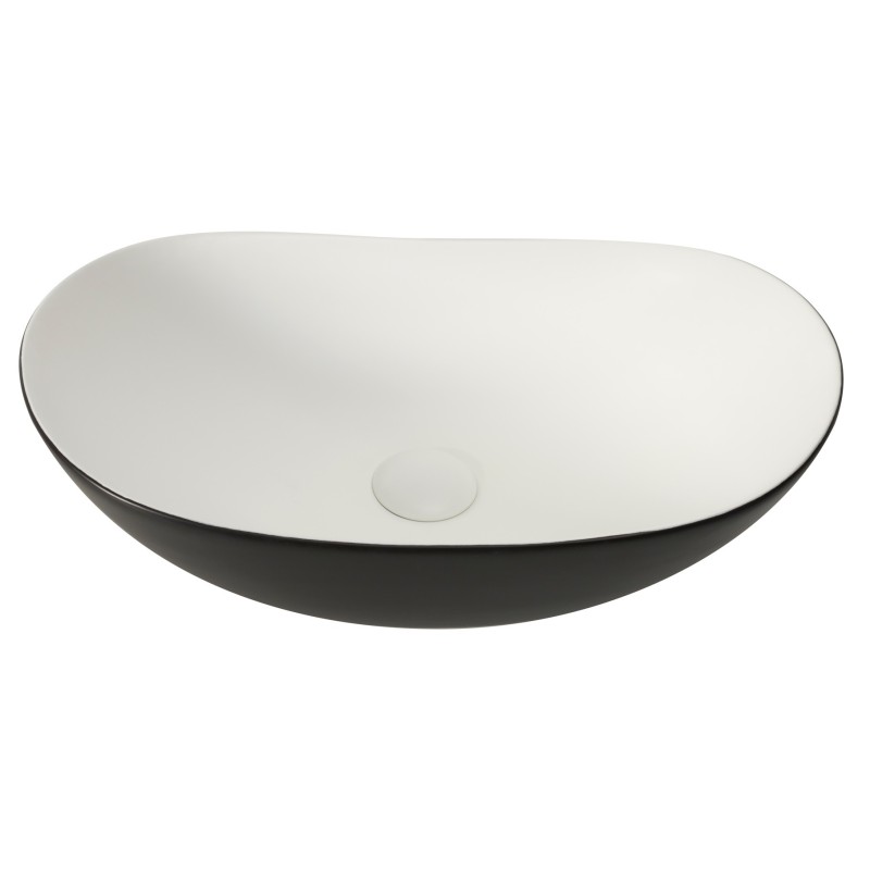 LAVABO DUNAS 52X35 B&W MATE