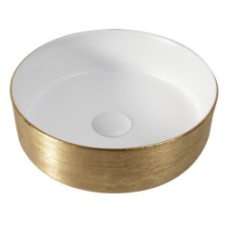 LAVABO FIONA Ø35X12 ORO BRILLO