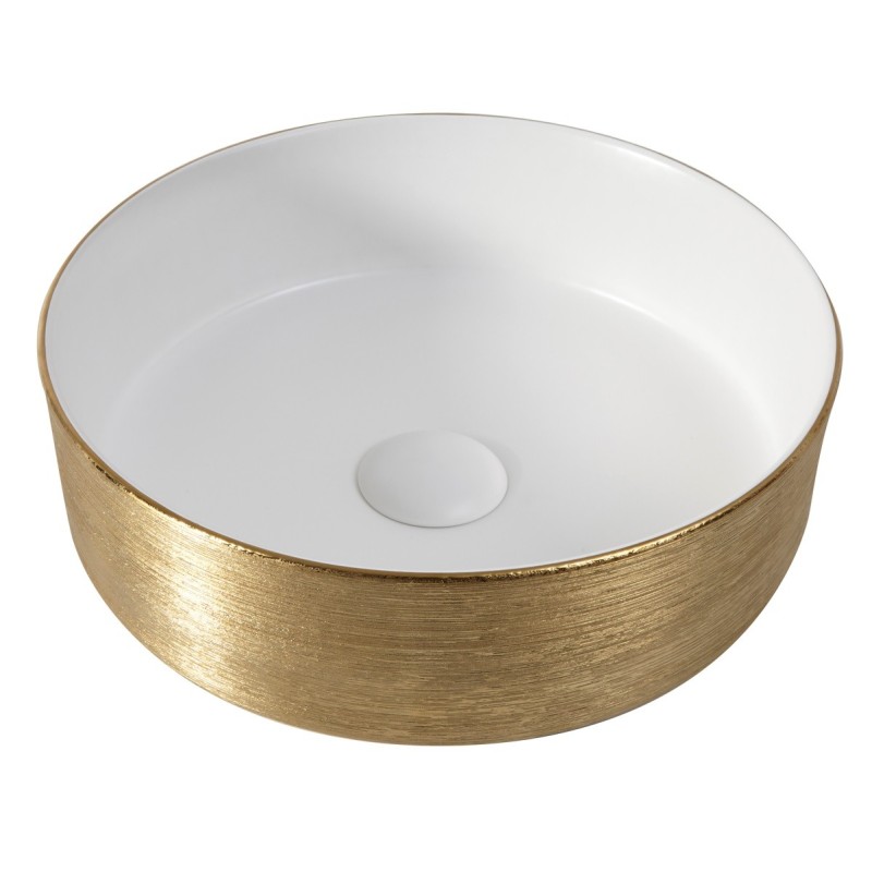 LAVABO FIONA Ø35X12 ORO BRILLO