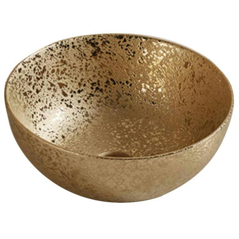 LAVABO PLUIE Ø36X35 ORO BRILLO