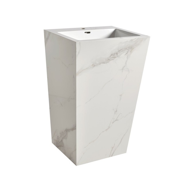 LAVABO TONIA 58X48 BLANCO BRILLO