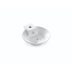 LAVABO BIARRITZ Ø38X15 BLANCO BR