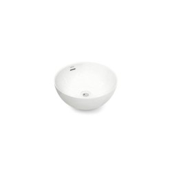 LAVABO BARI Ø37X17 BLANCO BRILLO