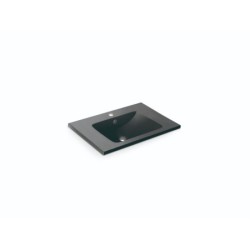 LAVABO MONTEVIDEO 61X46 NEGRO BR