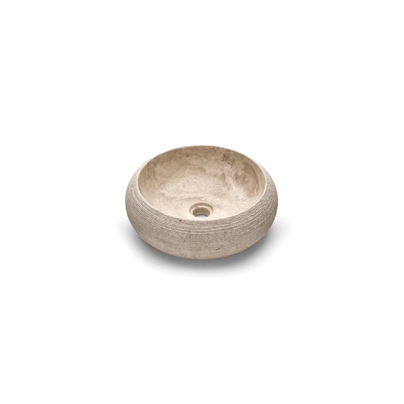 LAVABO DOMED Ø40X13 BEIGE MATE