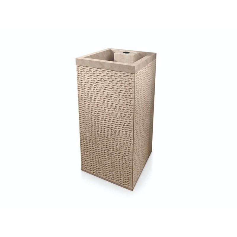 LAVABO BORNEO 45X45 BEIGE MATE