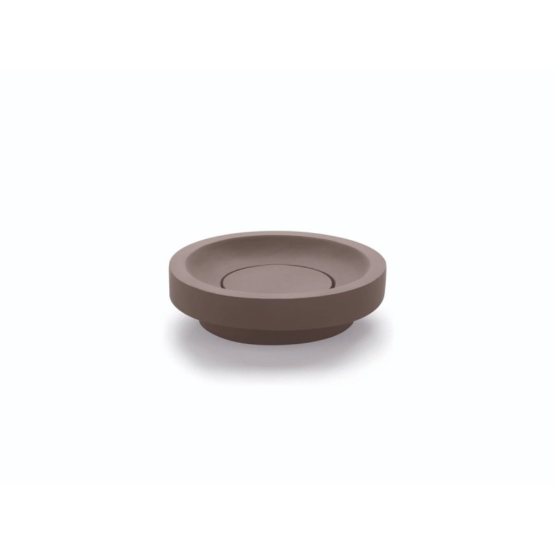 LAVABO SUANCES Ø40X15 MARRÓN MATE