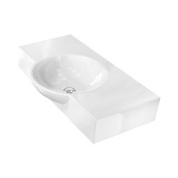 LAVABO BEMUS 71X43 BLANCO BRILLO