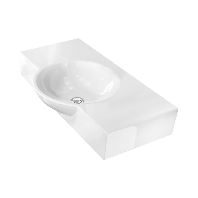 LAVABO BEMUS 71X43 BLANCO BRILLO