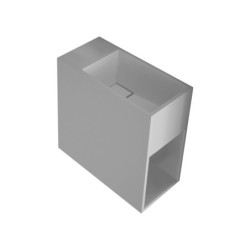 LAVABO JAZZ 20X40 BLANCO MATE