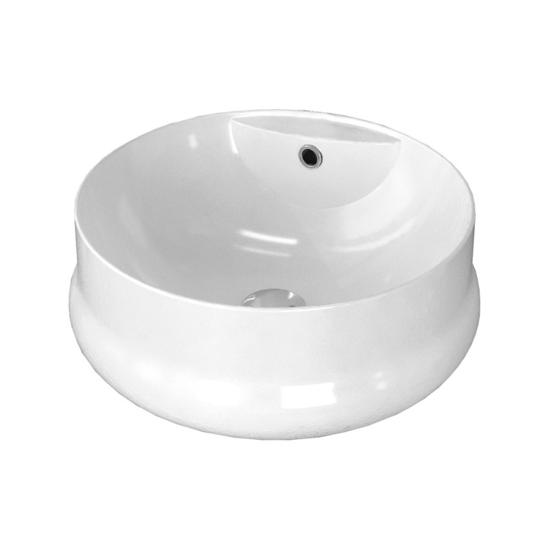LAVABO ARA Ø45X14 BLANCO BRILLO