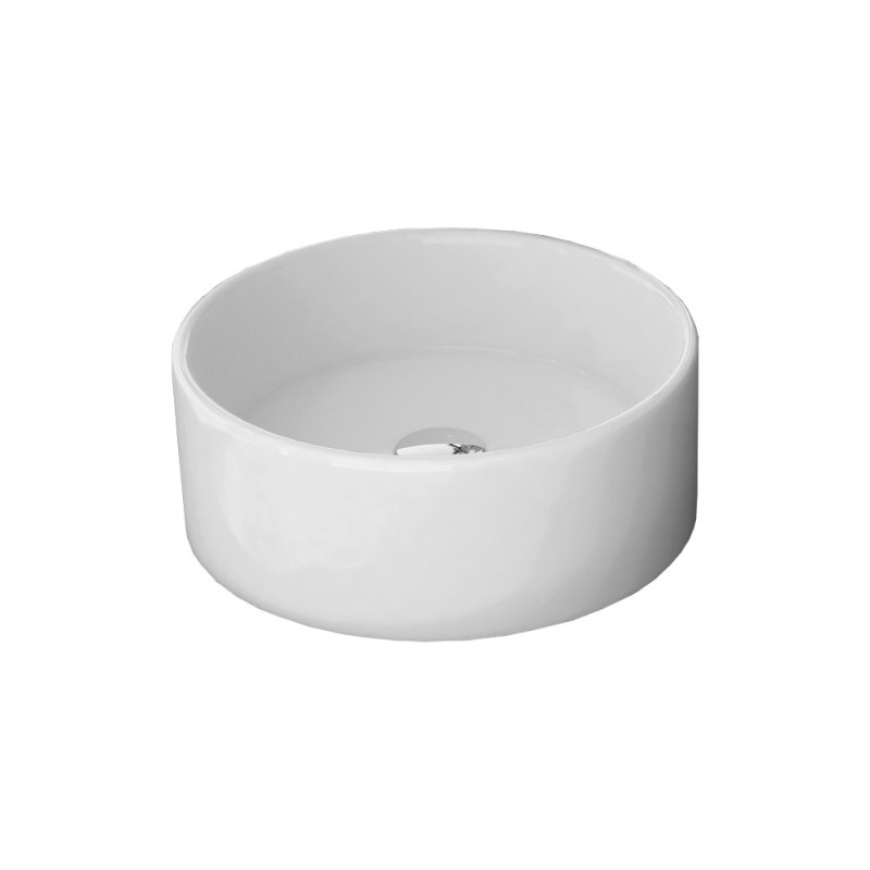 LAVABO TEBAS Ø40X15 BLANCO BR