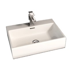 LAVABO LEO 50X35 BLANCO BRILLO