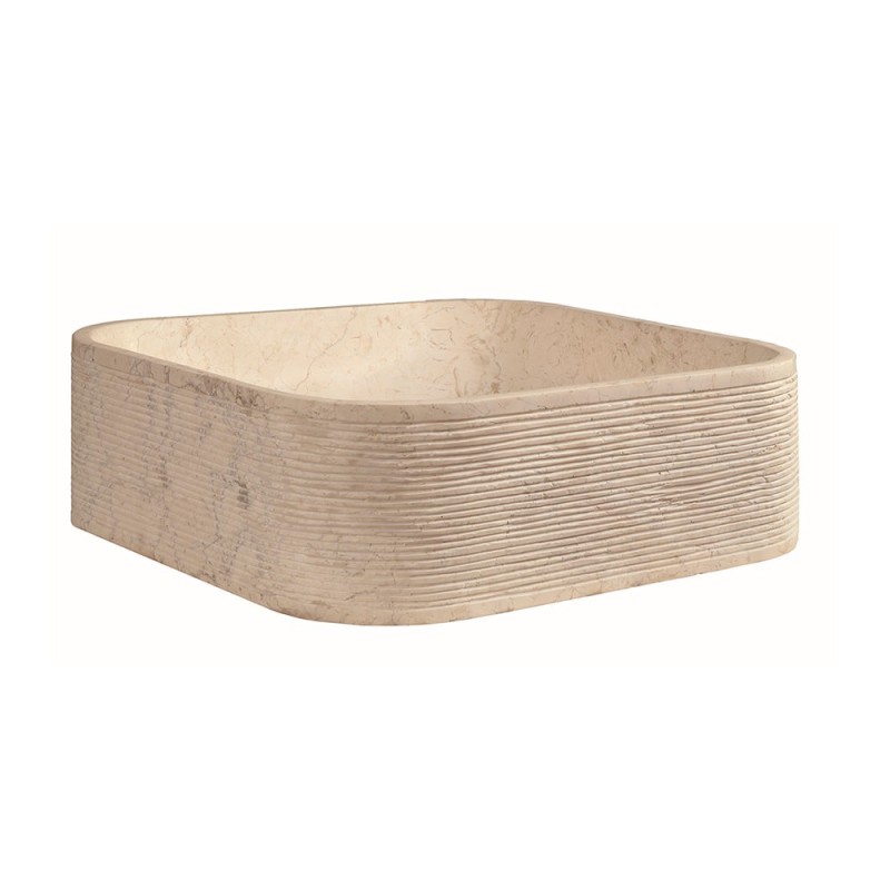 LAVABO ARIA 39X39 BEIGE MATE