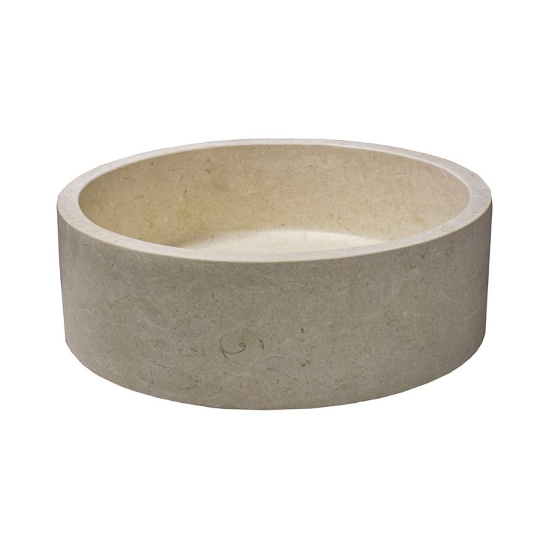 LAVABO RACE Ø40X13 BEIGE MATE