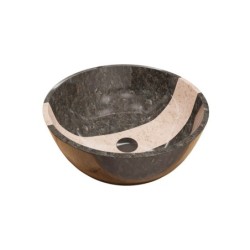 LAVABO NAVIA Ø40X15 MARRÓN MATE