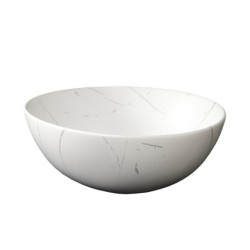 LAVABO DIPINTO Ø40X15 BLANCO MT