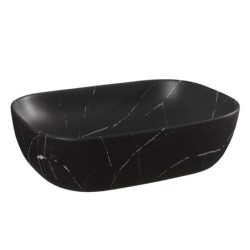 LAVABO GIZA 45,5X32 NEGRO SAT
