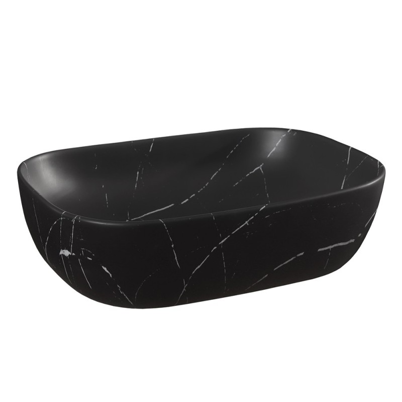 LAVABO GIZA 45,5X32 NEGRO SAT