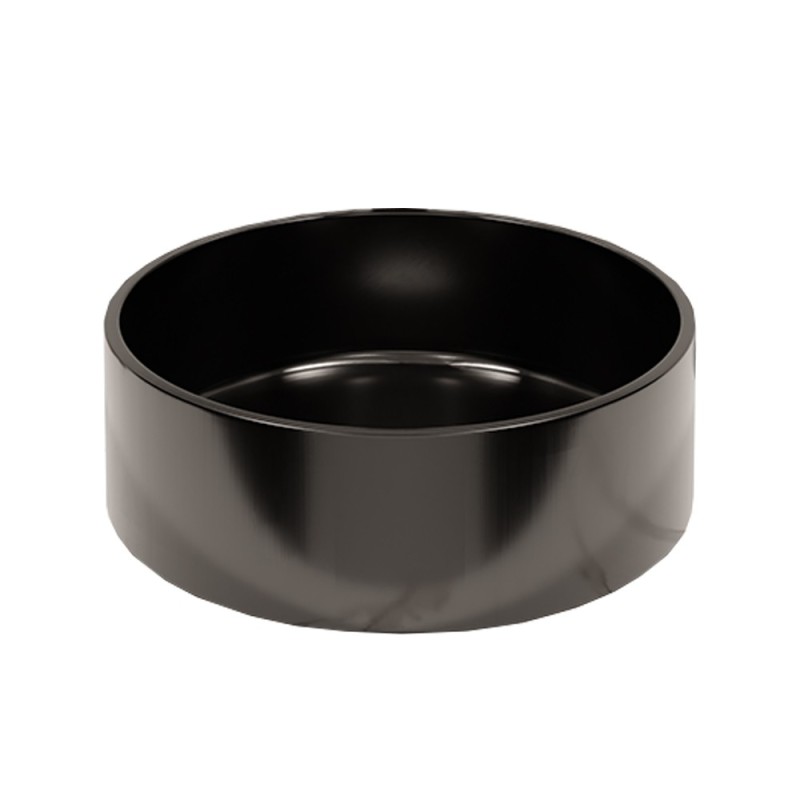 LAVABO ACRIS Ø37X14 NEGRO MATE