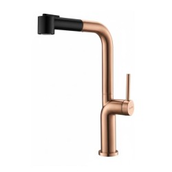 MONOMANDO DE COCINA KOTA PVD ROSA CEPILLADO