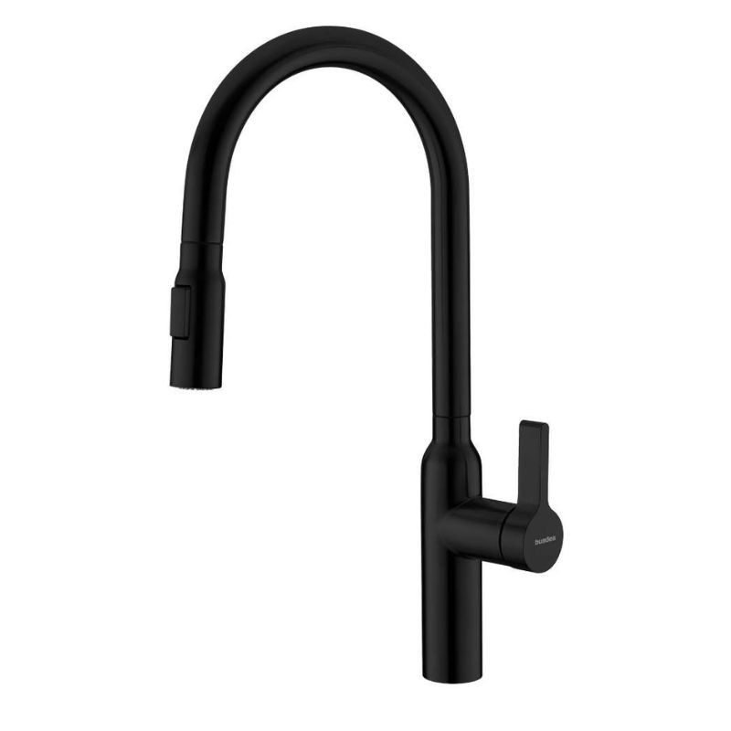 MONOMANDO DE COCINA CAÑO ALTO E-NOX NEGRO