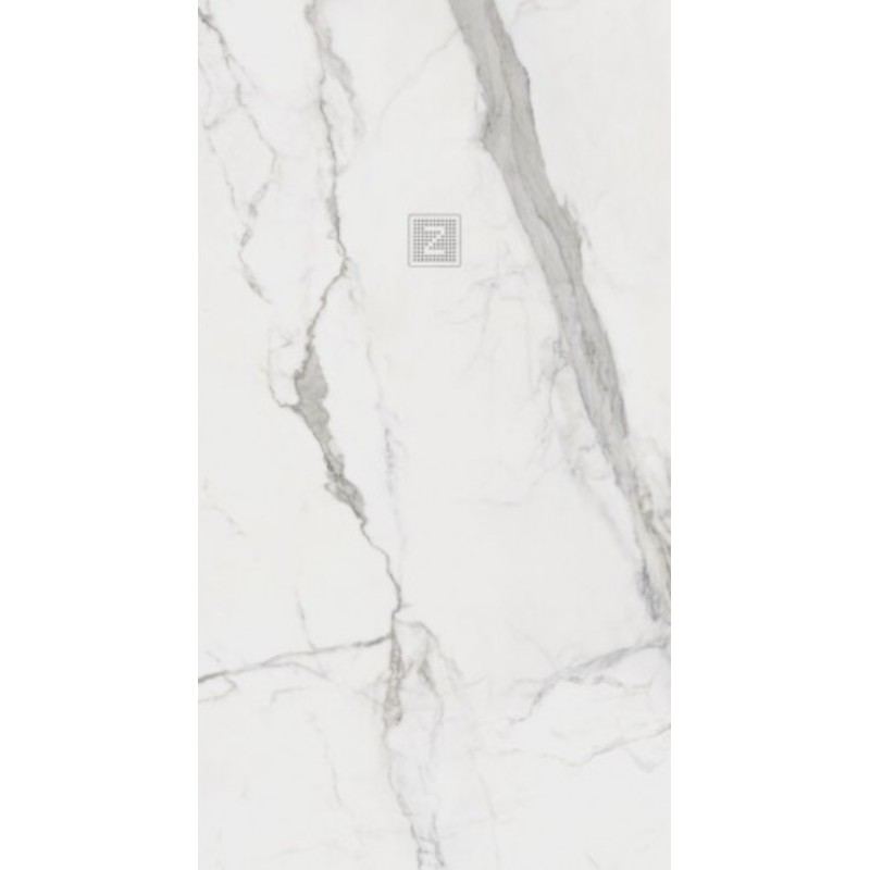 ZENON Plato de Ducha SM Slate Statuario 140x70 – Textura pizarra efecto mármol