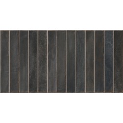 MYKONOS Easy Long Black Gloss 32x62,5 – Revestimiento cerámico brillo negro