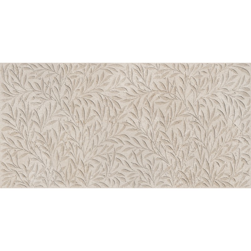 DOMUS Cream Decor RE 59,5x119,2 – Revestimiento porcelánico decorativo | Colorker