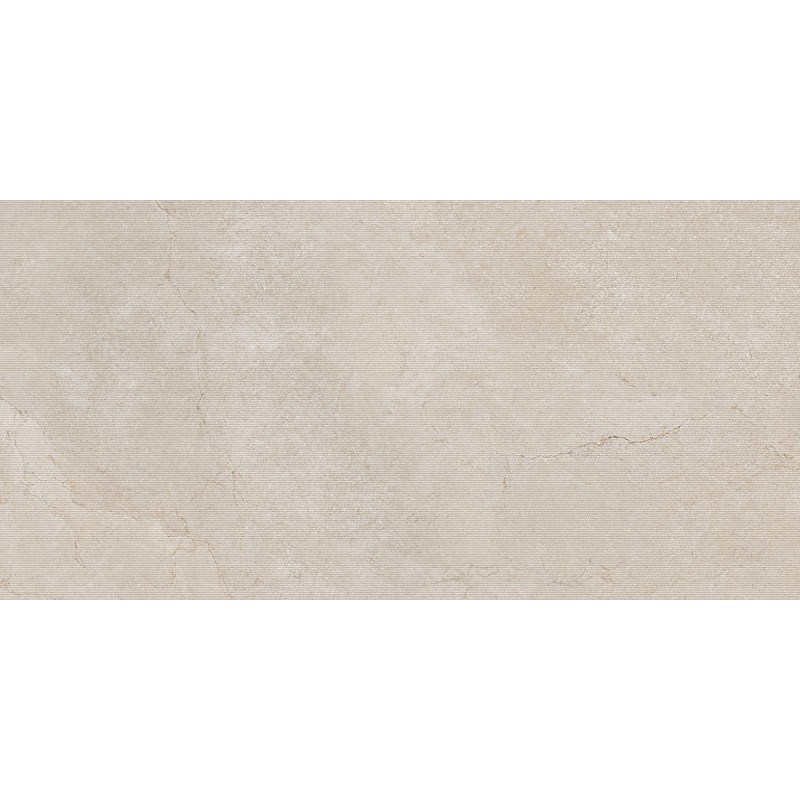 DOMUS Cream Lines Rect 59,5x119,2 – Porcelánico rectificado efecto piedra | Colorker
